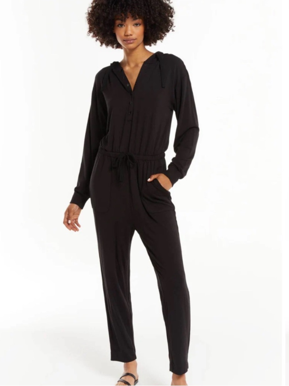 Brandy Melville Long Sleeve Skinny Leg Jumpsuit